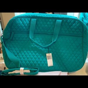 Vera Bradley Weekender Bag Peacock Blue BRAND NEW